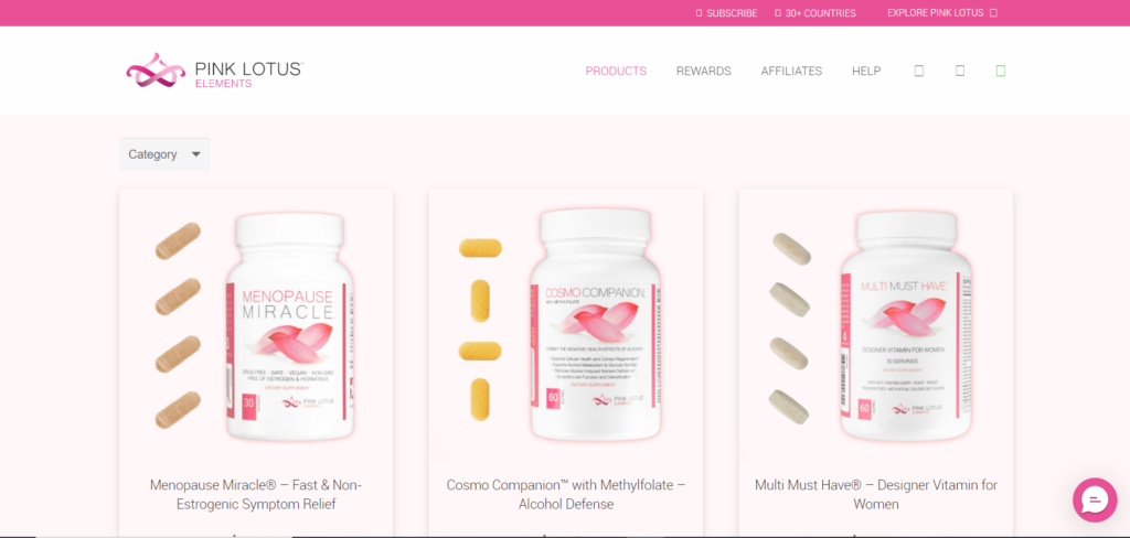 Women's Health - Pink Lotus Elements